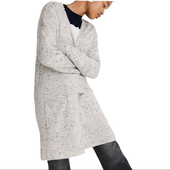 Cardigan Madewell Donegal Kent - Taille S, Couleur Donegal Coal - Laine Douce, Neuf Avec étiquettes